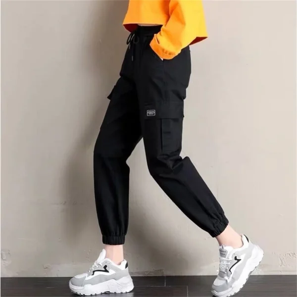 High Waist Loose Female Hip Hop Trousers - Image 2