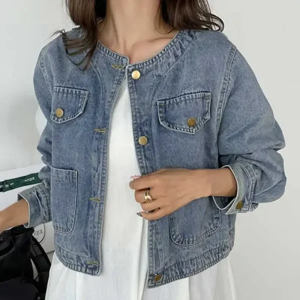 Long Sleeve Short Jacket Top For Women