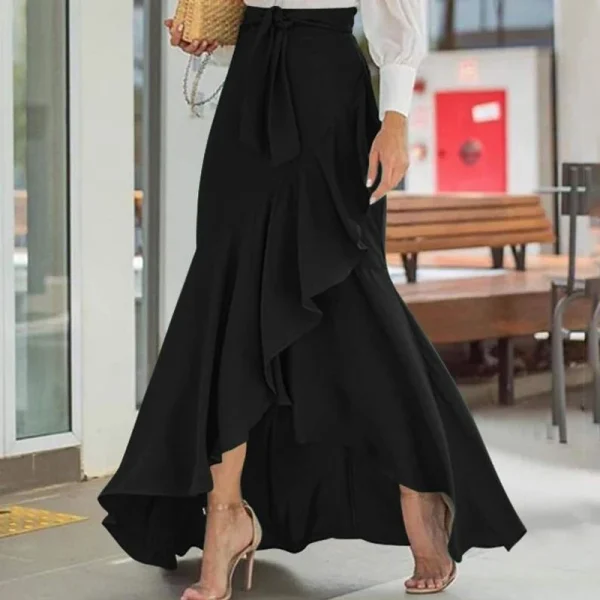 Jyccr Women High Waist Maxi Skirt - Image 4
